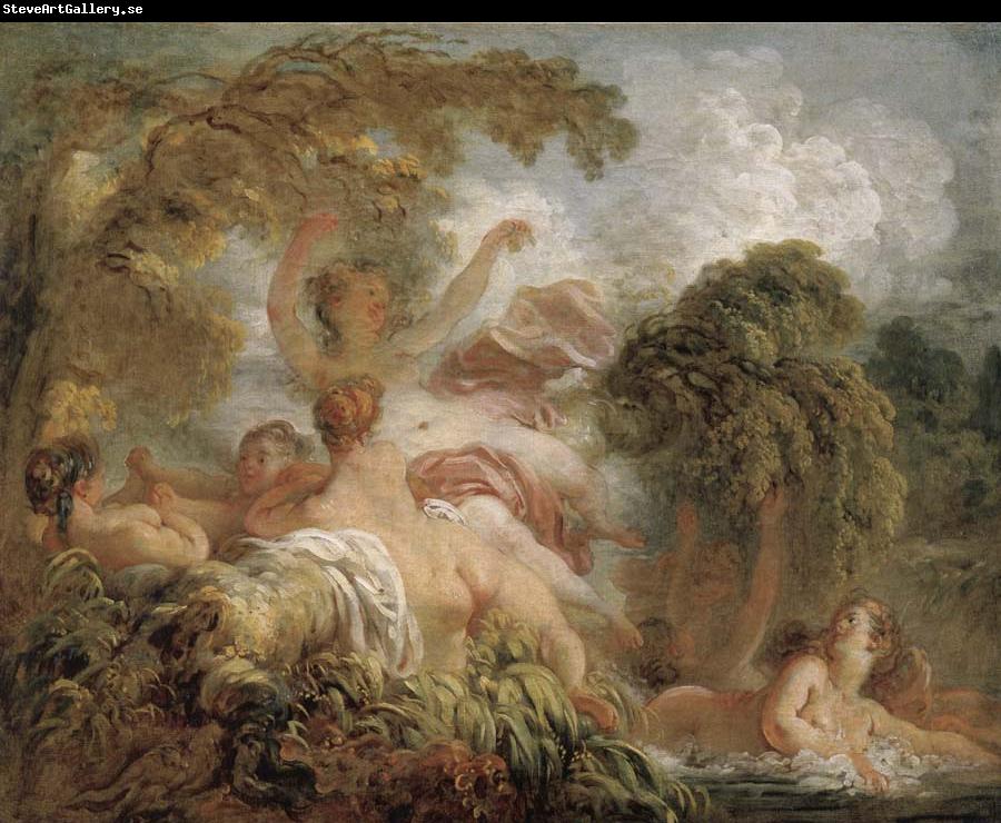 Jean-Honore Fragonard The Bathers